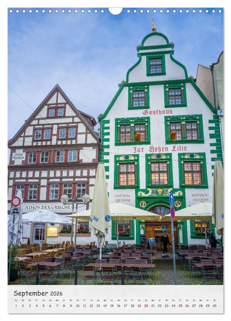 Weitere Ansicht: Erfurt - Zwischen Dom und Krämerbrücke (Wandkalender 2026 DIN A3 hoch), CALVENDO Monatskalender | Thomas Bugdoll, Calvendo