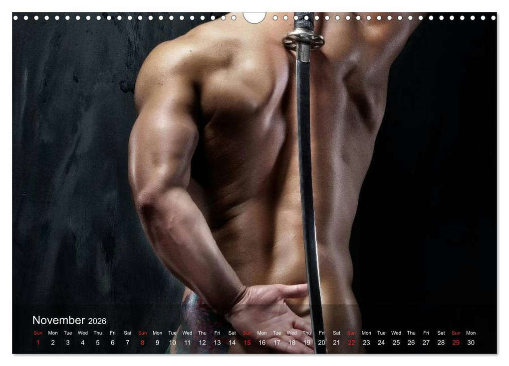 Weitere Ansicht: Erotica Gladiators & Angels (Wall Calendar 2026 DIN A3 landscape), CALVENDO 12 Month Wall Calendar | Calvendo, Elisabeth Stanzer