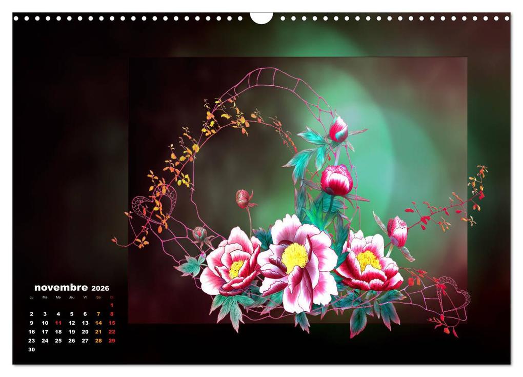 Weitere Ansicht: Images d'art Ikebana (Calendrier mural 2026 DIN A3 vertical), CALVENDO calendrier mensuel | Calvendo, Dusanka Djeric