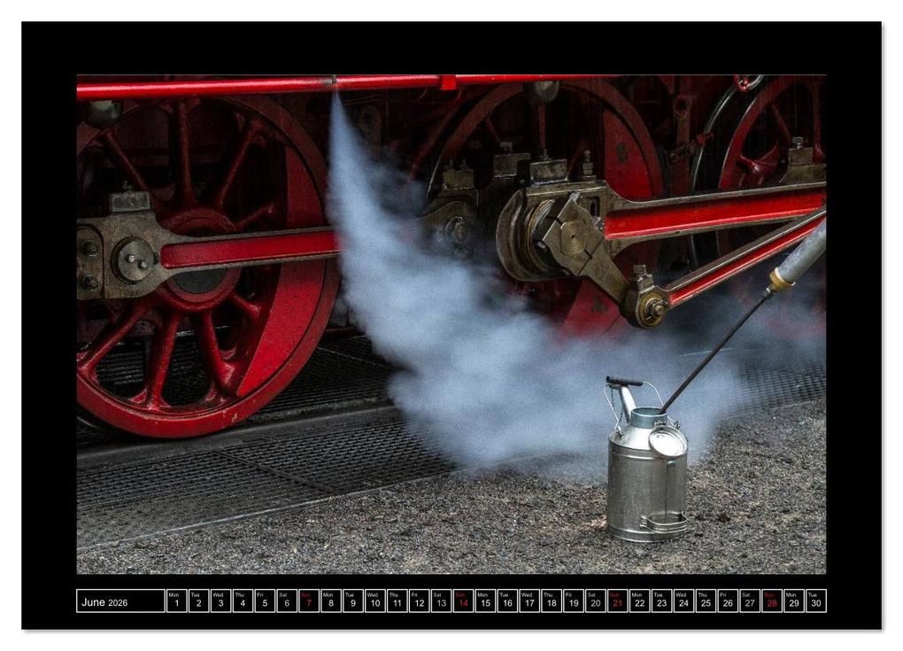 Weitere Ansicht: Steam Experience (High Quality Premium Wall Calendar 2026 DIN A2 landscape),CALVENDO 12 Month Wall Calendar | Calvendo, Marion Maurer