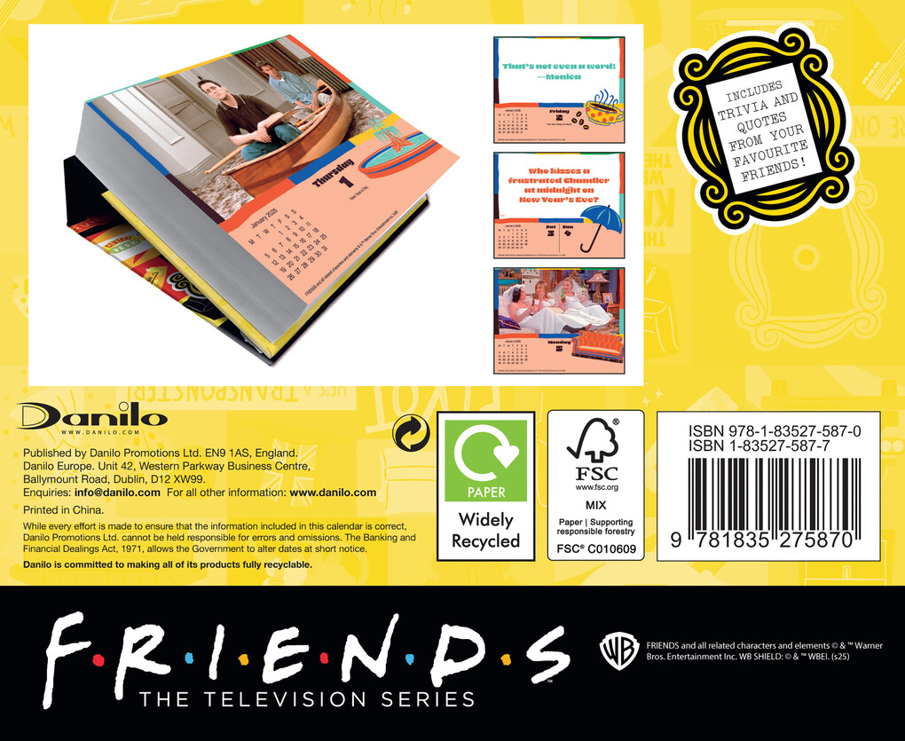 Weitere Ansicht: Friends - Freunde 2026 | Danilo Promotions Ltd