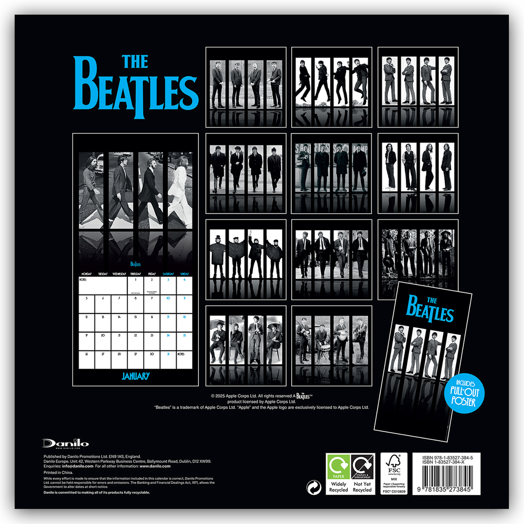 Weitere Ansicht: The Beatles - Die Beatles 2026 - Wandkalender