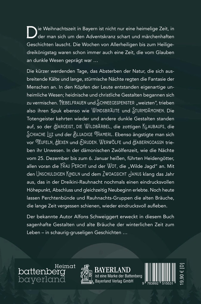 Weitere Ansicht: Von Nebelfrauen und Schneegespenstern | Alfons Schweiggert