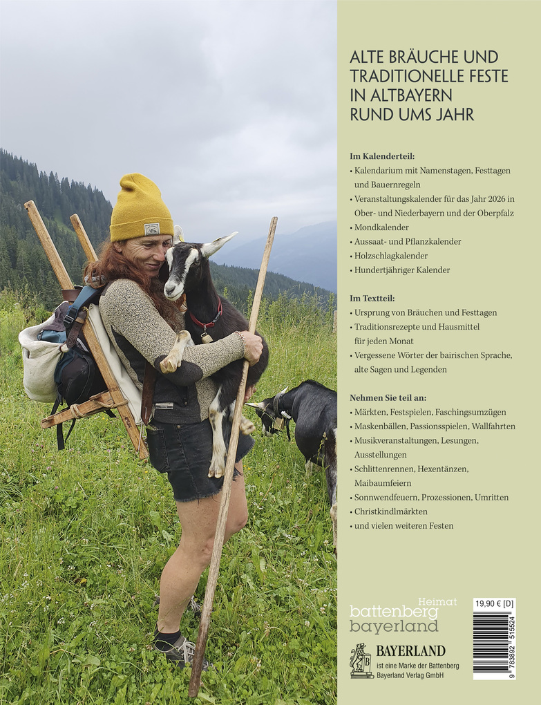 Weitere Ansicht: Altbayerischer Festtags- und Brauchtumskalender 2026 | Judith Kumpfmüller, Dorothea Steinbacher