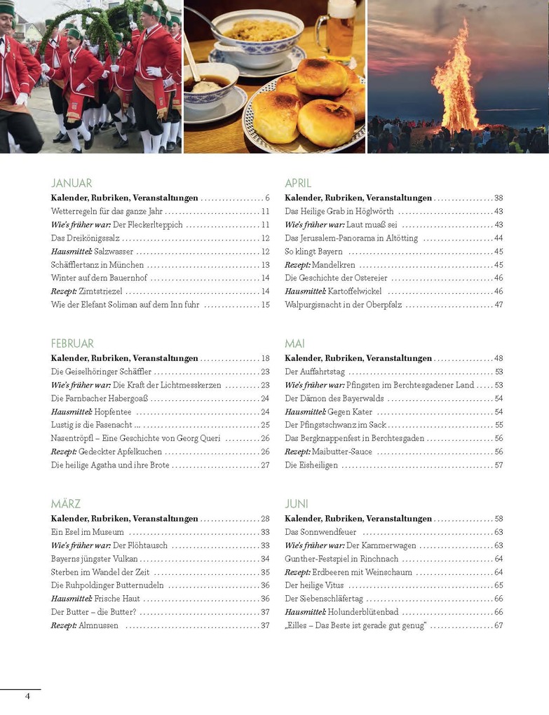 Weitere Ansicht: Altbayerischer Festtags- und Brauchtumskalender 2026 | Judith Kumpfmüller, Dorothea Steinbacher