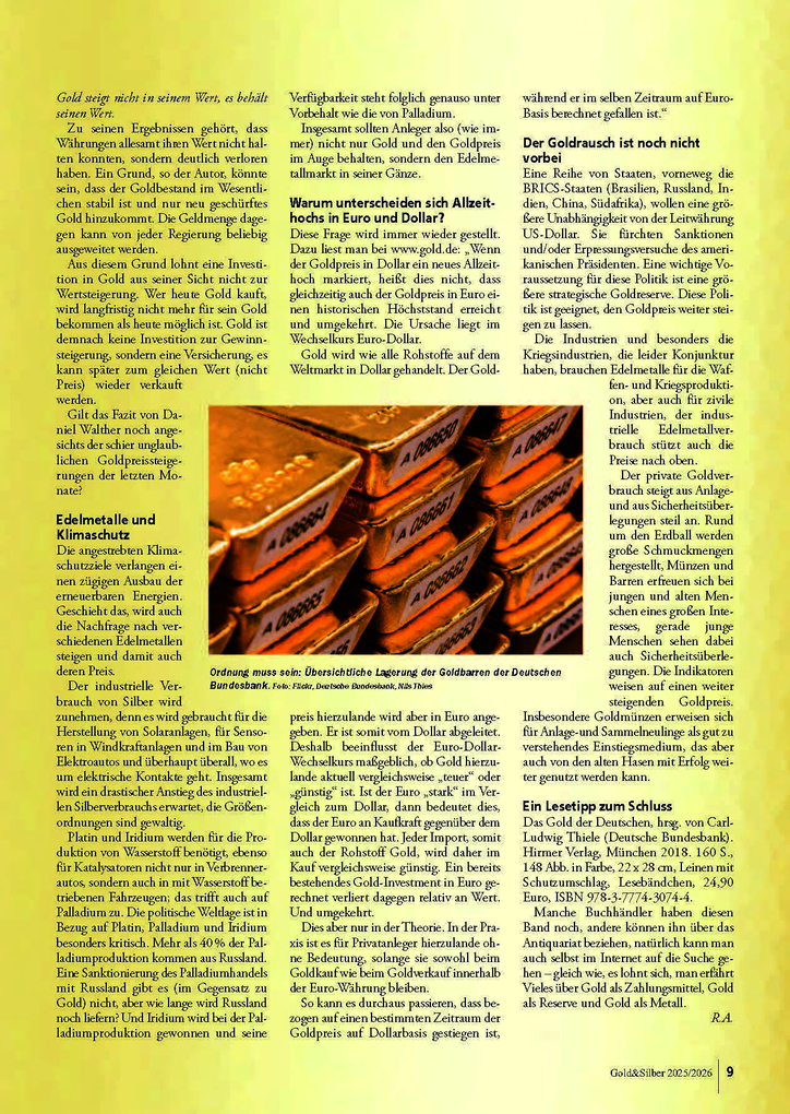 Weitere Ansicht: Sonderheft Gold & Silber