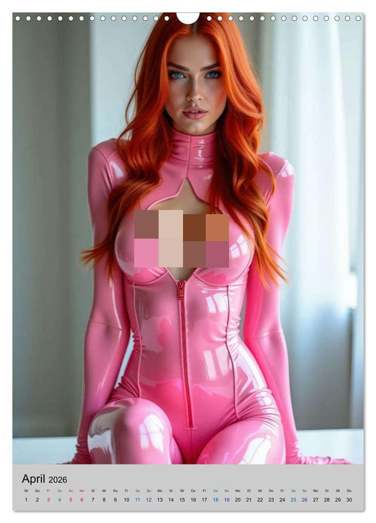 Weitere Ansicht: Glamour & Latex (Wandkalender 2026 DIN A3 hoch), CALVENDO Monatskalender | Ally Bee, Calvendo