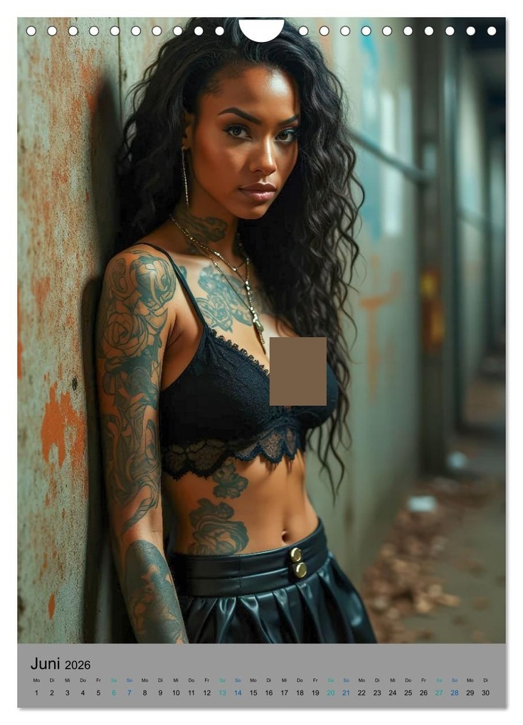 Weitere Ansicht: Tattoos in Lost Places (Wandkalender 2026 DIN A4 hoch), CALVENDO Monatskalender | Ally Bee, Calvendo
