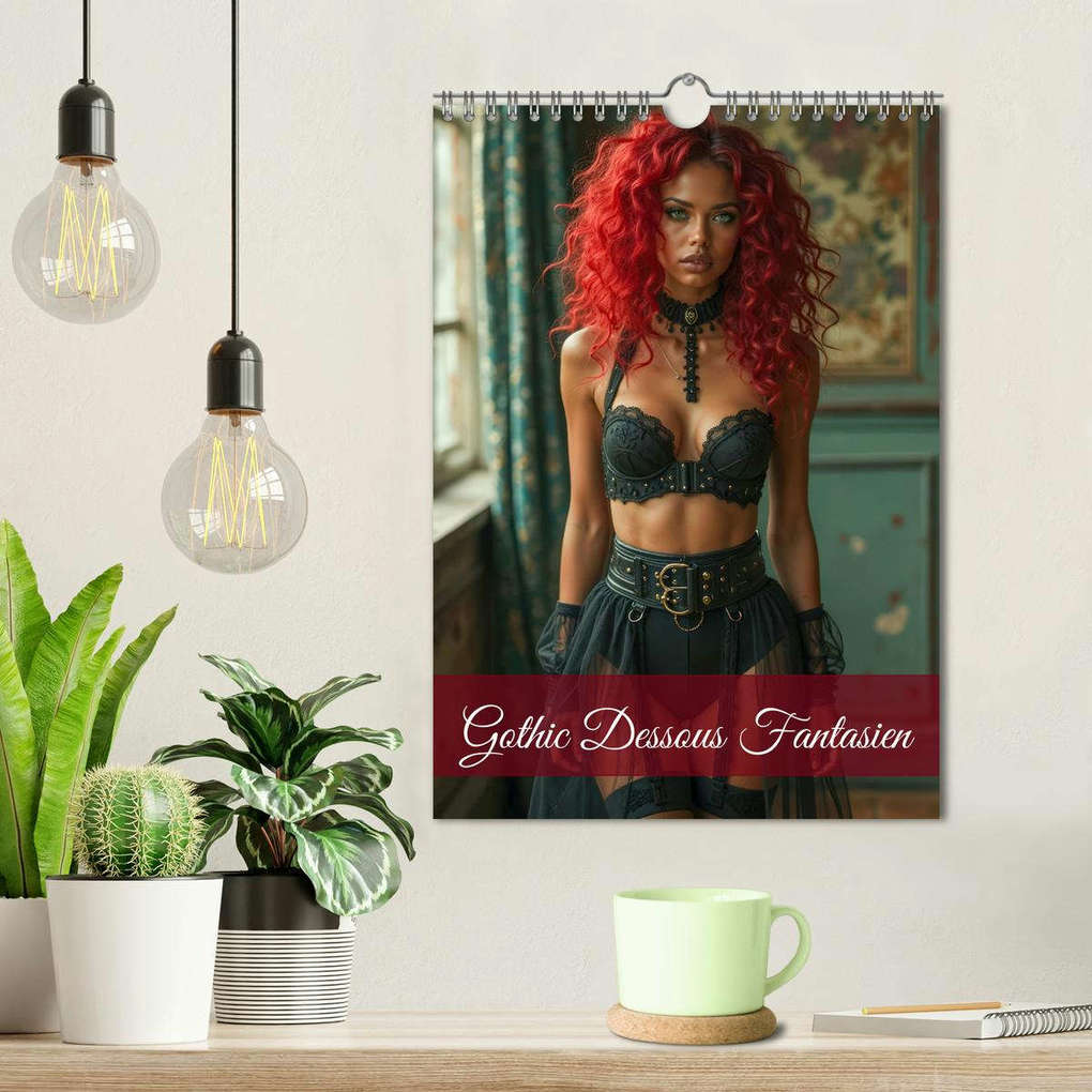 Weitere Ansicht: Gothic Dessous Fantasien (Wandkalender 2026 DIN A4 hoch), CALVENDO Monatskalender | Ally Bee, Calvendo