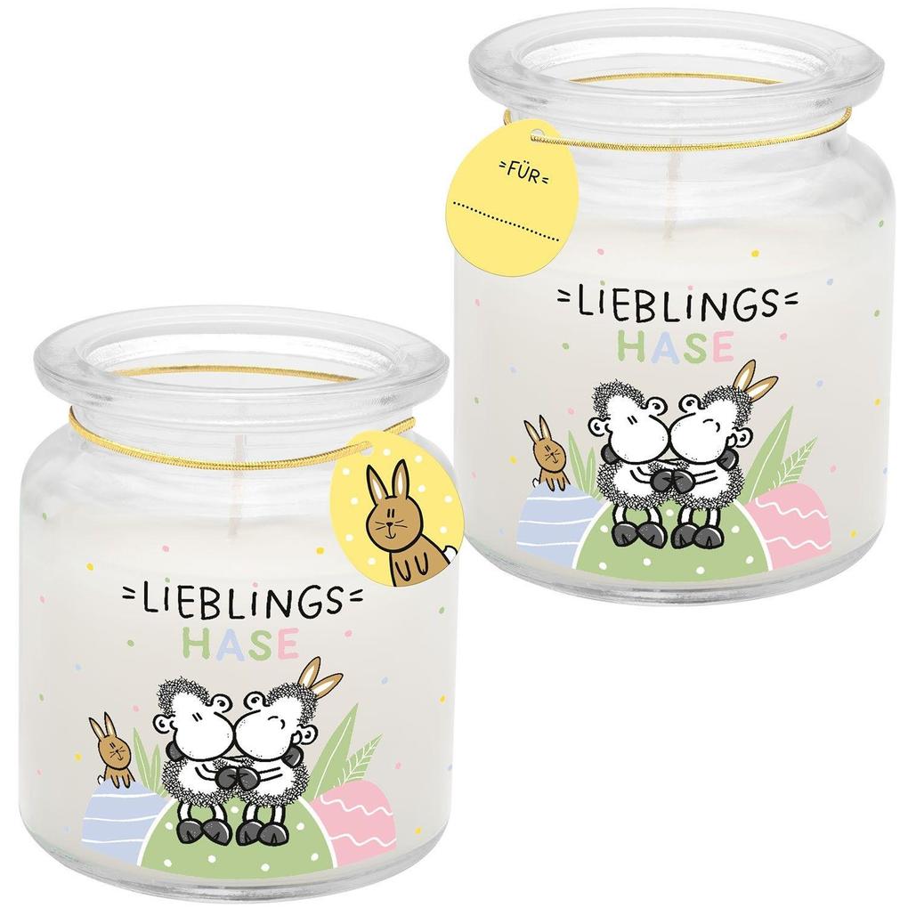 Weitere Ansicht: Kerze im Glas Lieblingshase