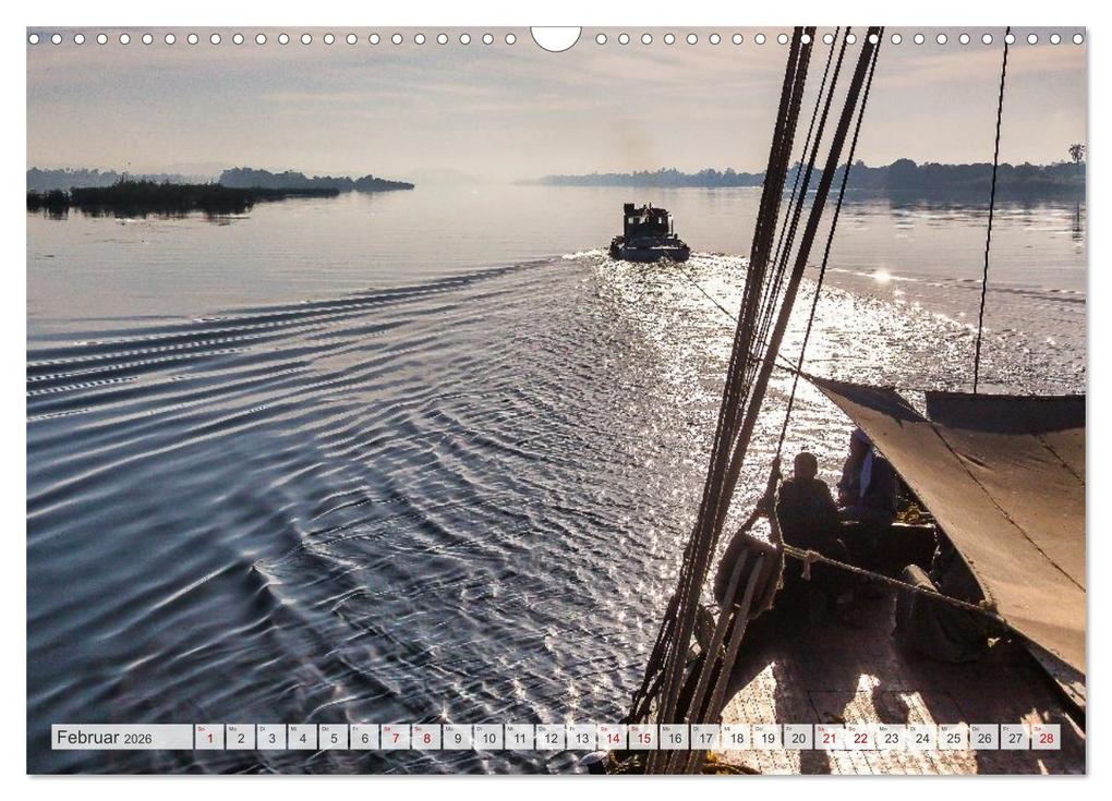 Weitere Ansicht: Stilvolles Segeln auf dem Nil mit einer Dahabeya (Wandkalender 2026 DIN A3 quer), CALVENDO Monatskalender | rsiemer rsiemer, Calvendo, rsiemer
