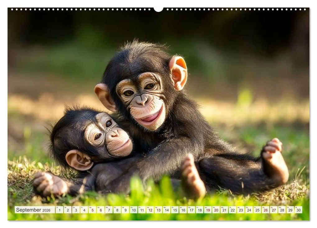Weitere Ansicht: TIERKINDER Abenteuer Wildnis (Wandkalender 2026 DIN A2 quer), CALVENDO Monatskalender | Melanie Viola, Calvendo