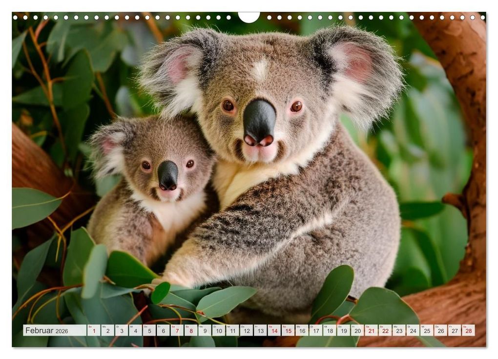 Weitere Ansicht: TIERKINDER Abenteuer Wildnis (Wandkalender 2026 DIN A3 quer), CALVENDO Monatskalender | Melanie Viola, Calvendo