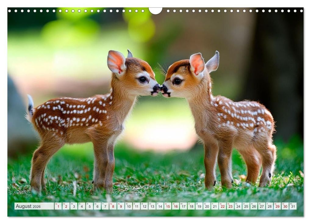 Weitere Ansicht: TIERKINDER Abenteuer Wildnis (Wandkalender 2026 DIN A3 quer), CALVENDO Monatskalender | Melanie Viola, Calvendo