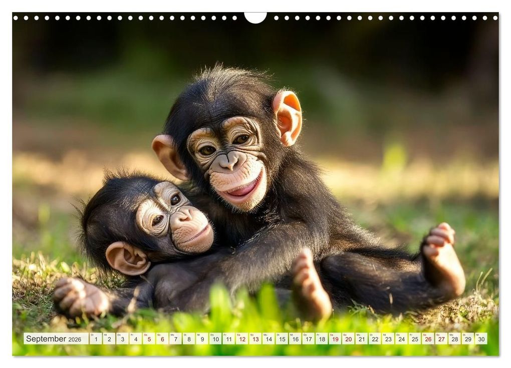 Weitere Ansicht: TIERKINDER Abenteuer Wildnis (Wandkalender 2026 DIN A3 quer), CALVENDO Monatskalender | Melanie Viola, Calvendo