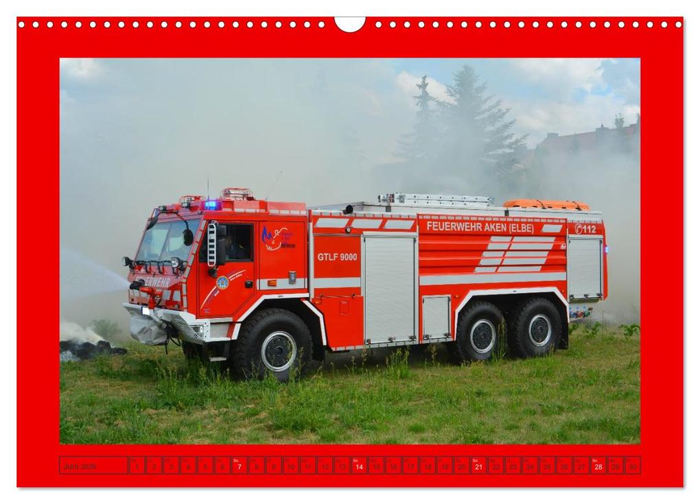 Weitere Ansicht: Einsatzfahrzeuge aus Sachsen und Sachsen-Anhalt (Wandkalender 2026 DIN A3 quer), CALVENDO Monatskalender | Sven Kläser, Calvendo