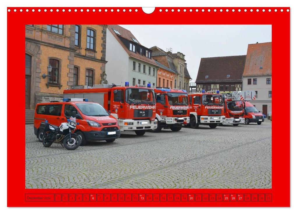 Weitere Ansicht: Einsatzfahrzeuge aus Sachsen und Sachsen-Anhalt (Wandkalender 2026 DIN A3 quer), CALVENDO Monatskalender | Sven Kläser, Calvendo