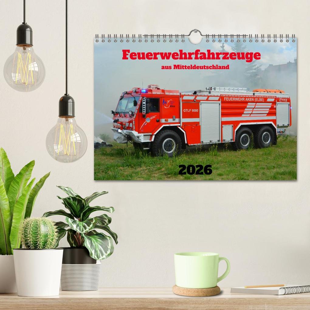 Weitere Ansicht: Einsatzfahrzeuge aus Sachsen und Sachsen-Anhalt (Wandkalender 2026 DIN A4 quer), CALVENDO Monatskalender | Sven Kläser, Calvendo