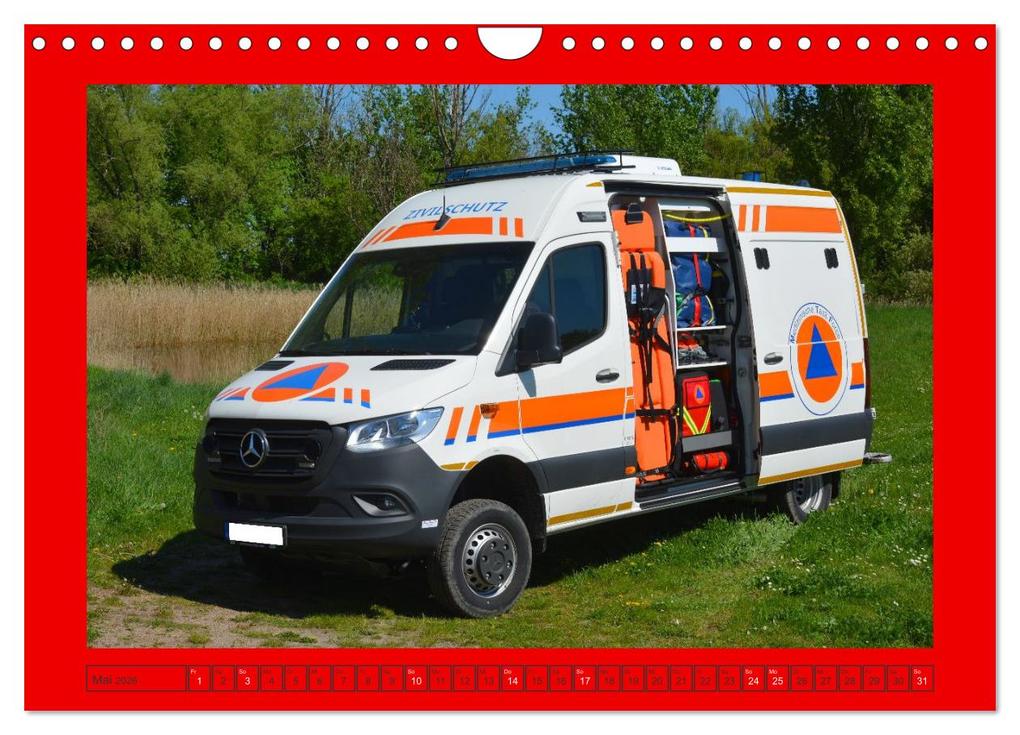 Weitere Ansicht: Einsatzfahrzeuge aus Sachsen und Sachsen-Anhalt (Wandkalender 2026 DIN A4 quer), CALVENDO Monatskalender | Sven Kläser, Calvendo