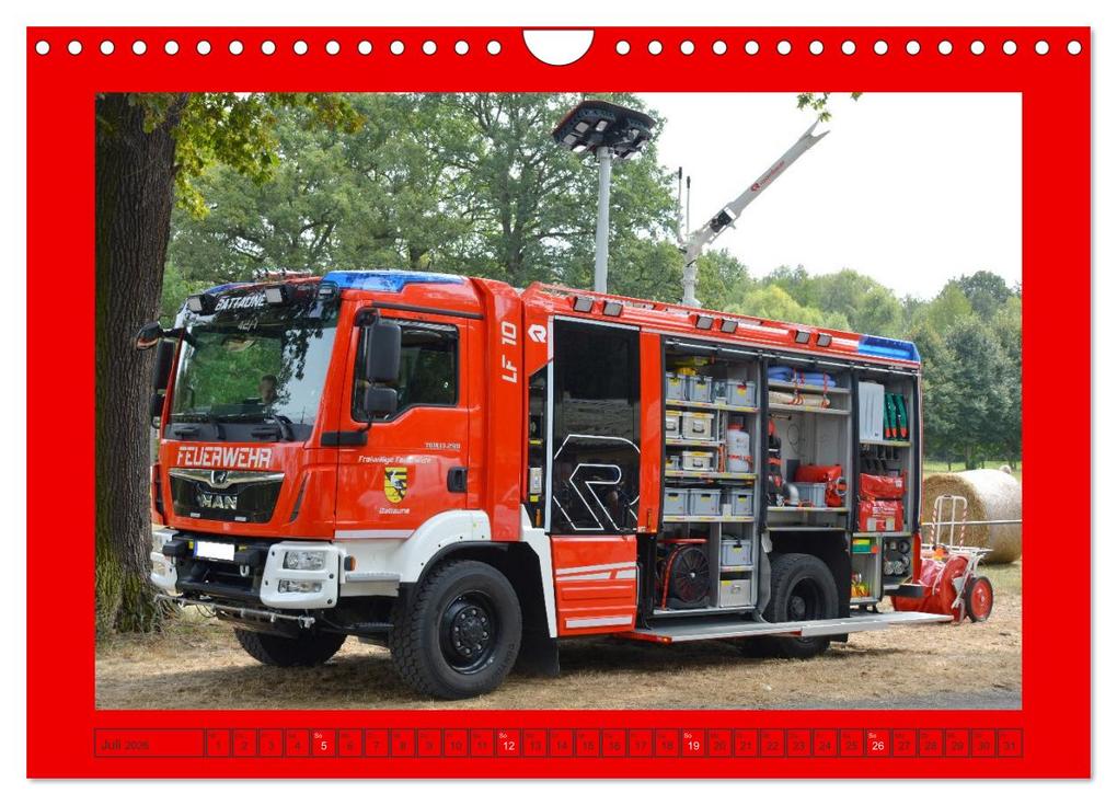 Weitere Ansicht: Einsatzfahrzeuge aus Sachsen und Sachsen-Anhalt (Wandkalender 2026 DIN A4 quer), CALVENDO Monatskalender | Sven Kläser, Calvendo