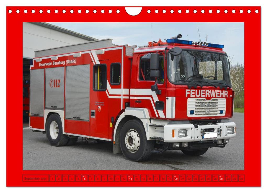 Weitere Ansicht: Einsatzfahrzeuge aus Sachsen und Sachsen-Anhalt (Wandkalender 2026 DIN A4 quer), CALVENDO Monatskalender | Sven Kläser, Calvendo