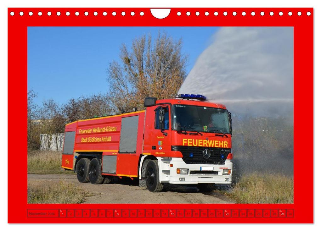 Weitere Ansicht: Einsatzfahrzeuge aus Sachsen und Sachsen-Anhalt (Wandkalender 2026 DIN A4 quer), CALVENDO Monatskalender | Sven Kläser, Calvendo