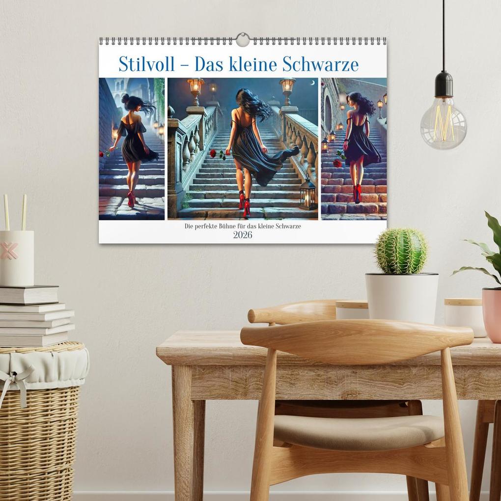 Weitere Ansicht: Stilvoll - Das kleine Schwarze (Wandkalender 2026 DIN A3 quer), CALVENDO Monatskalender | Paul Michalzik, Calvendo