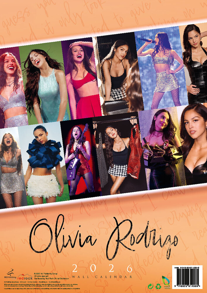 Weitere Ansicht: Olivia Rodrigo Kalender 2026