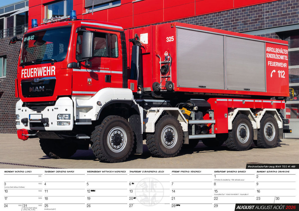 Weitere Ansicht: Feuerwehr Kalender 2026