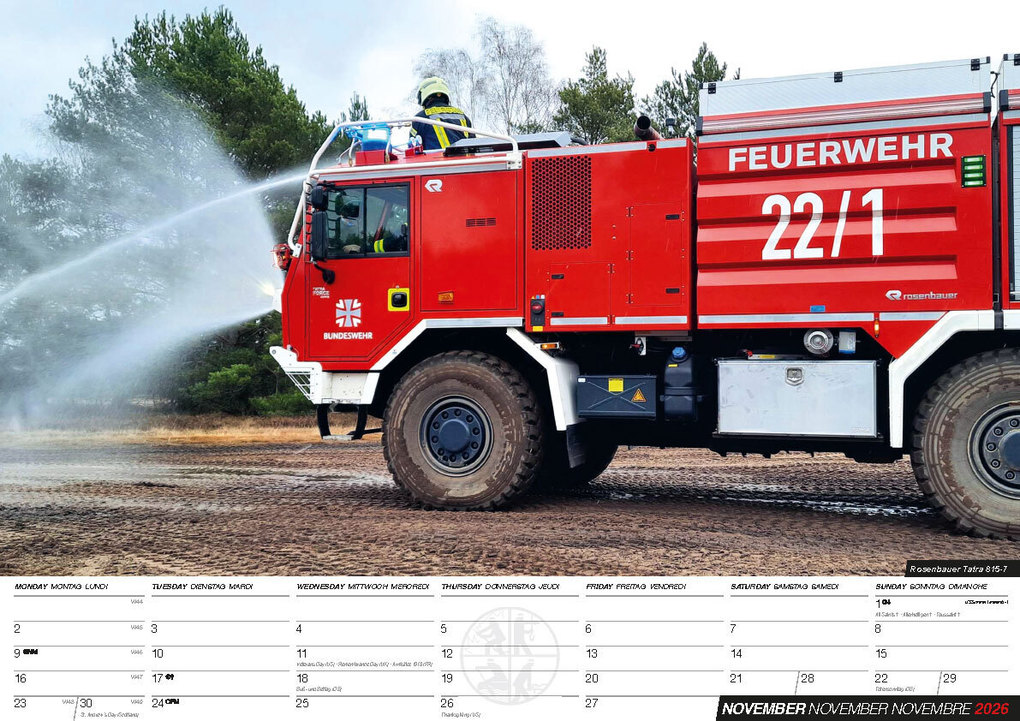 Weitere Ansicht: Feuerwehr Kalender 2026