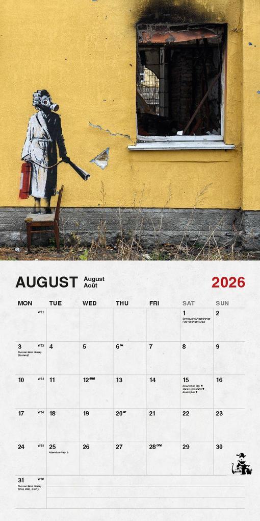 Weitere Ansicht: Banksy Kalender 2026 | Robin Banksy