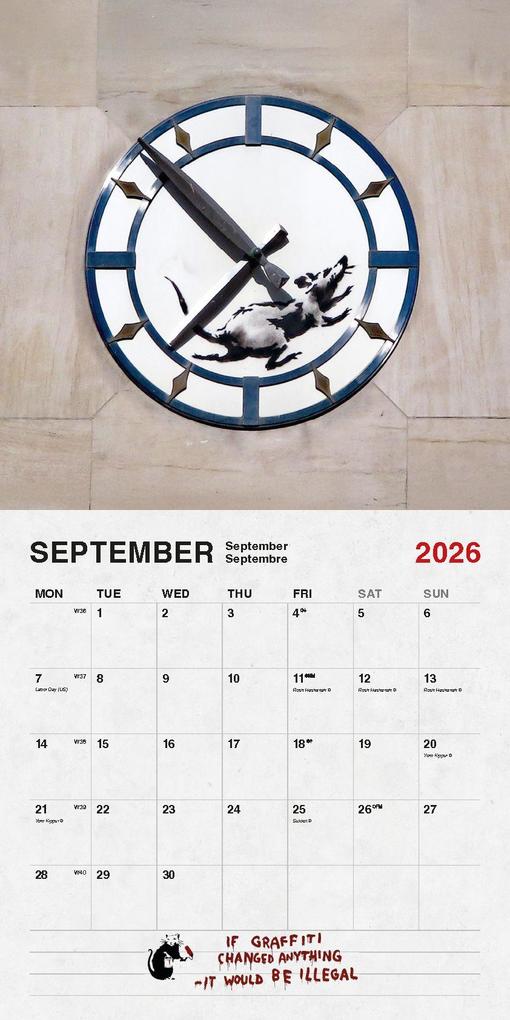 Weitere Ansicht: Banksy Kalender 2026 | Robin Banksy