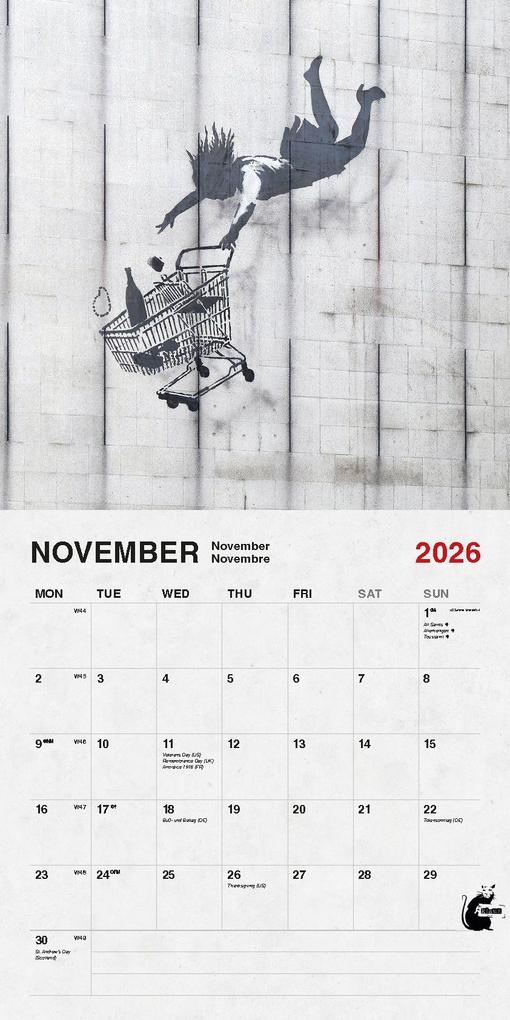 Weitere Ansicht: Banksy Kalender 2026 | Robin Banksy