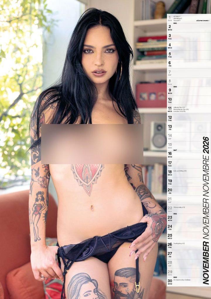 Weitere Ansicht: Tattoo Girls Kalender 2026