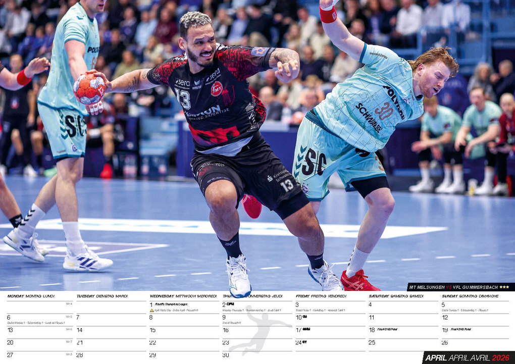Weitere Ansicht: Handball Kalender 2026