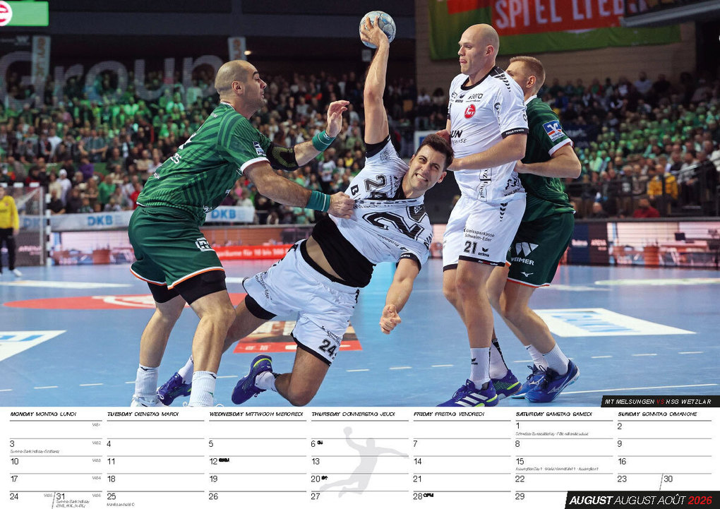Weitere Ansicht: Handball Kalender 2026