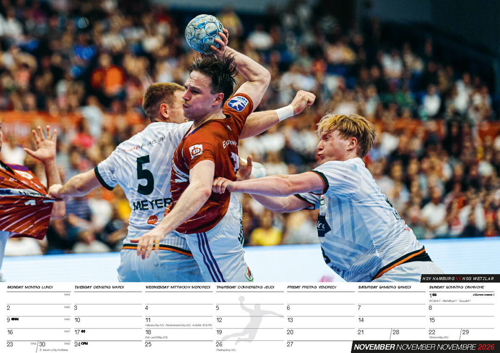 Weitere Ansicht: Handball Kalender 2026