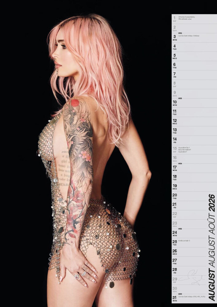 Weitere Ansicht: Megan Fox 2026 Kalender