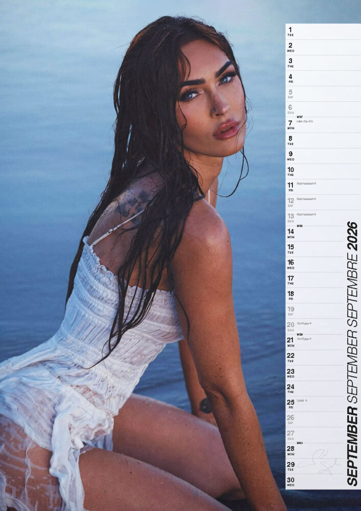 Weitere Ansicht: Megan Fox 2026 Kalender