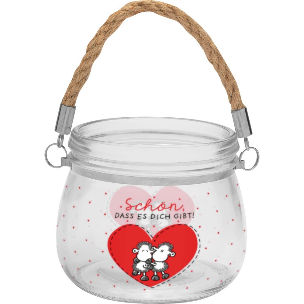 Weitere Ansicht: Windlicht klein "Weil ..."