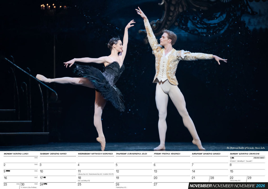 Weitere Ansicht: Ballett Kalender 2026