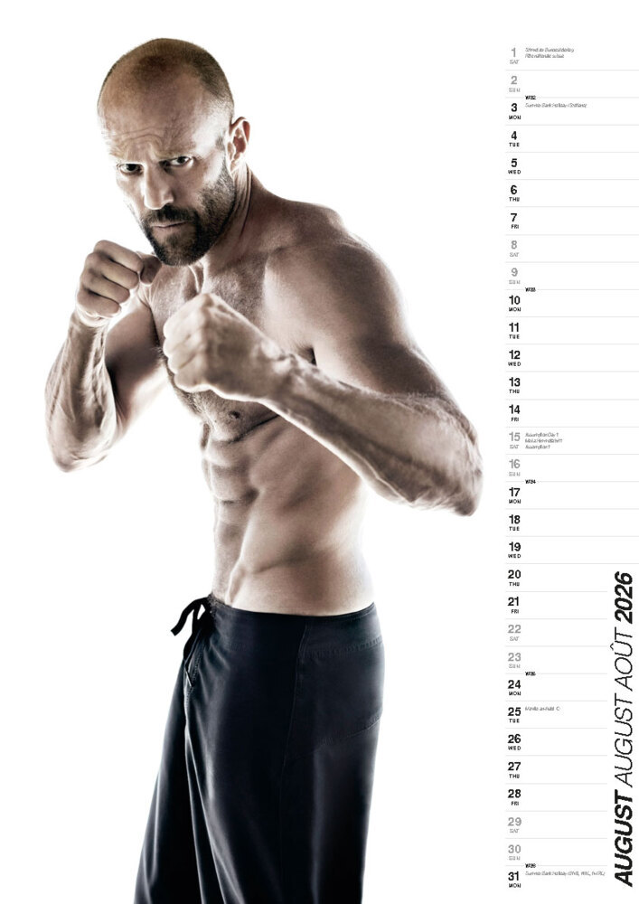 Weitere Ansicht: Jason Statham Kalender 2026
