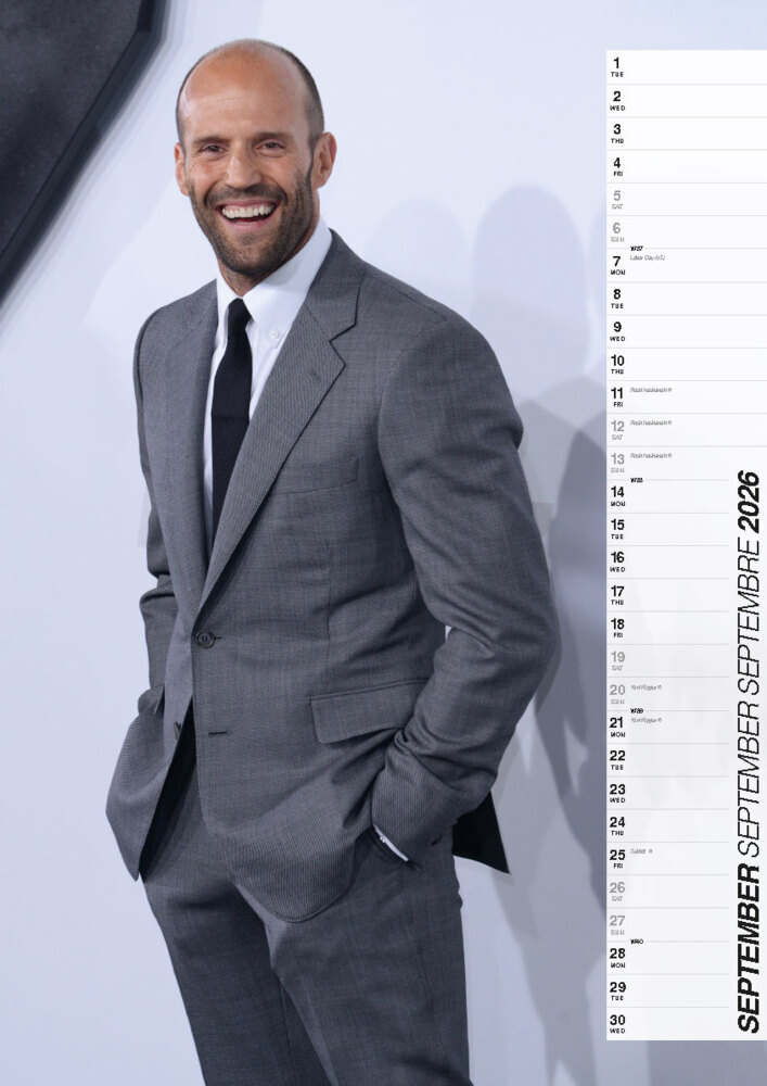 Weitere Ansicht: Jason Statham Kalender 2026