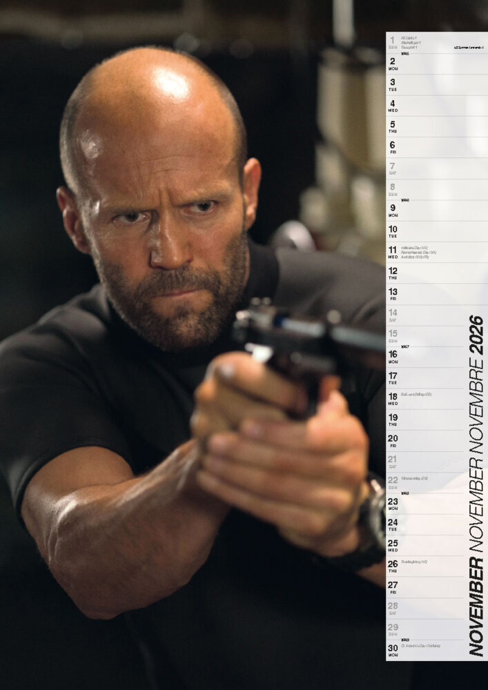 Weitere Ansicht: Jason Statham Kalender 2026