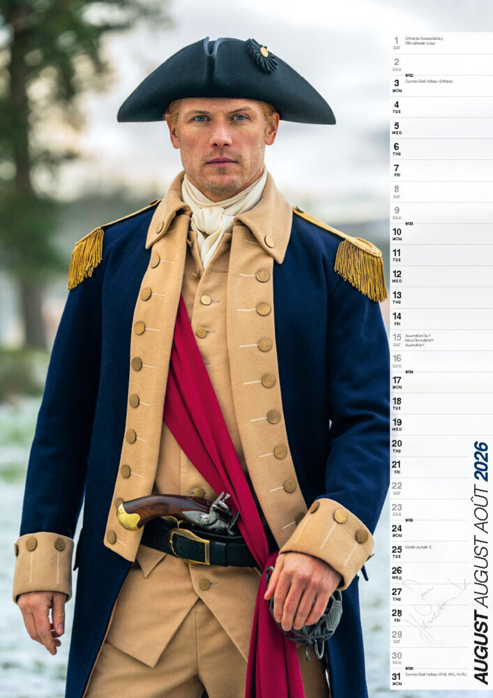 Weitere Ansicht: Sam Heughan Kalender 2026