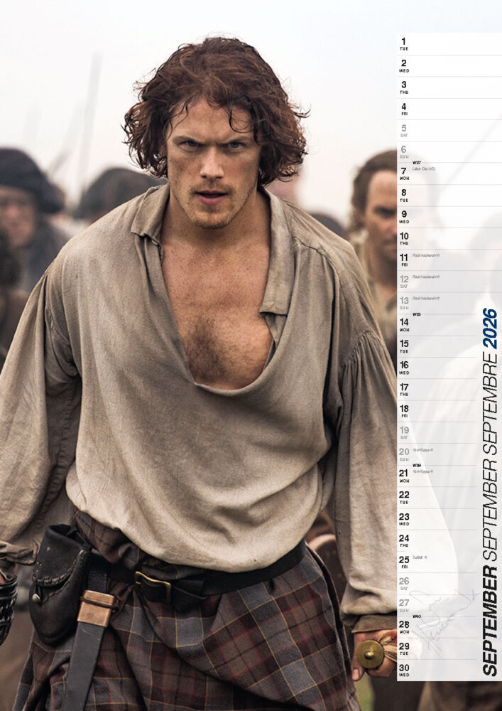 Weitere Ansicht: Sam Heughan Kalender 2026