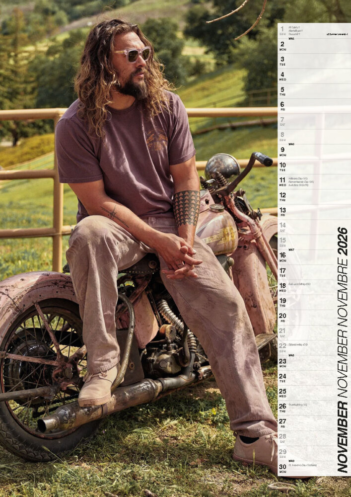 Weitere Ansicht: Jason Momoa Kalender 2026