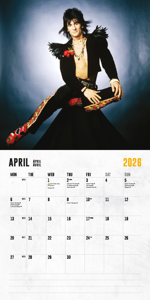Weitere Ansicht: The Rolling Stones Kalender 2026