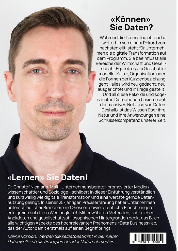 Weitere Ansicht: Data Business: Wie digitale Transformation gelingt | Christof Niemann-Mall