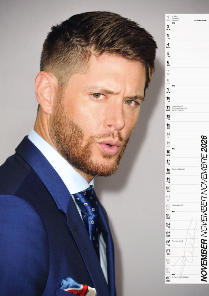 Weitere Ansicht: Jensen Ackles Kalender 2026